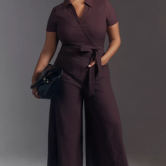 The Colette Wrap Jumpsuit by Maeve - Picture 5 of 8
